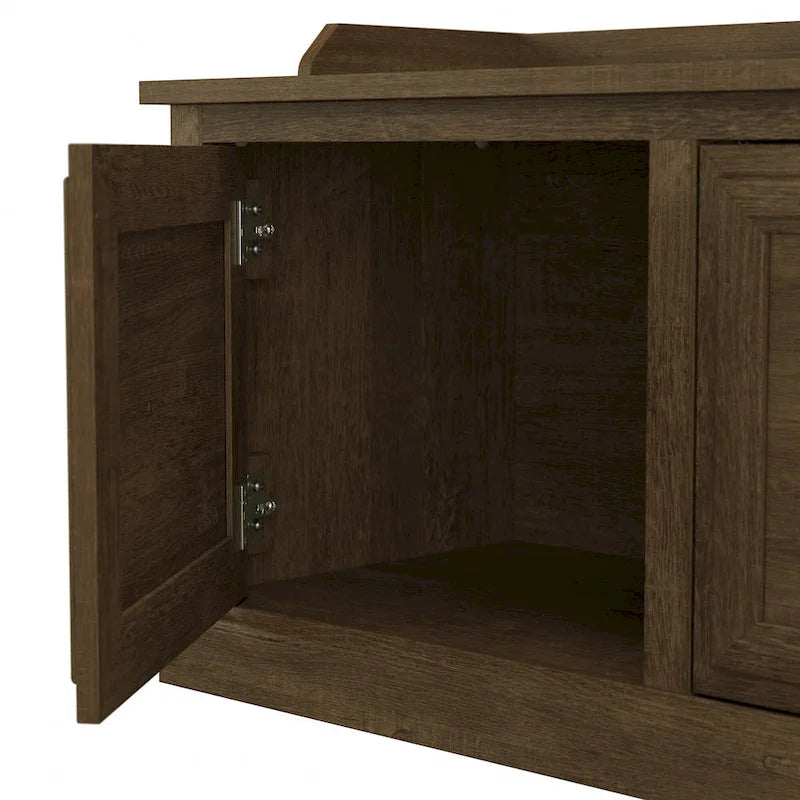 Banc de rangement pour chaussures 40 W avec portes
