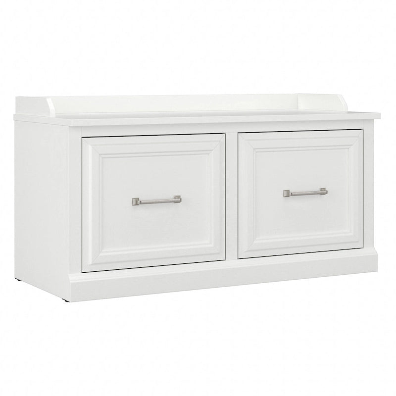 Banc de rangement pour chaussures 40 W avec portes