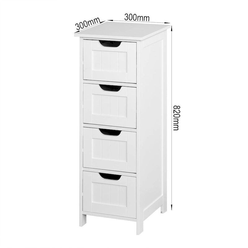 Meuble de rangement de salle de bain avec tiroirs