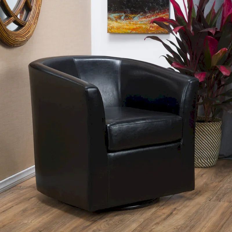 Fauteuil club pivotant – 29.00 P x 30.20 L x 30.50 H