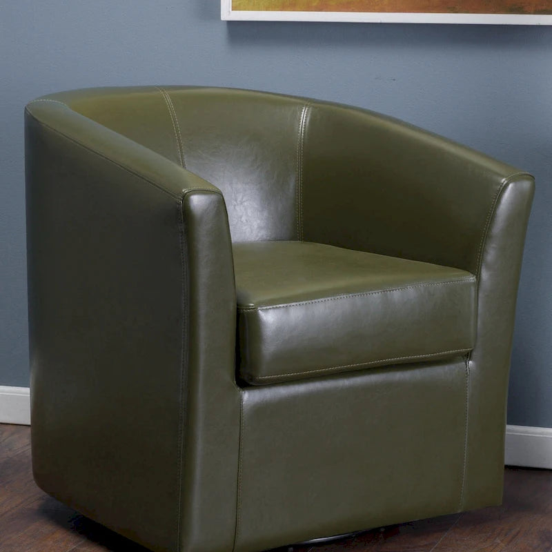 Fauteuil club pivotant – 29.00 P x 30.20 L x 30.50 H