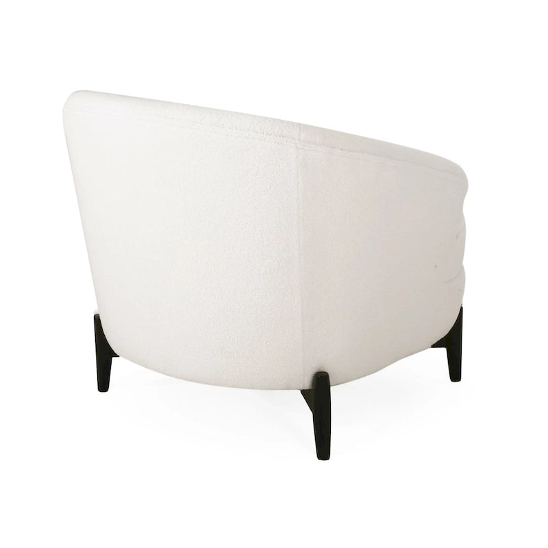 Fauteuil Club Rembourré en Boucle