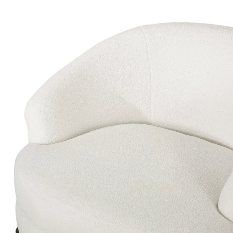 Fauteuil Club Rembourré en Boucle
