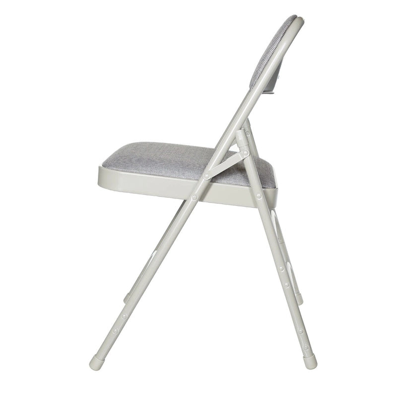 Chaise pliante Triple Renfort en Tissu, Lot de 4