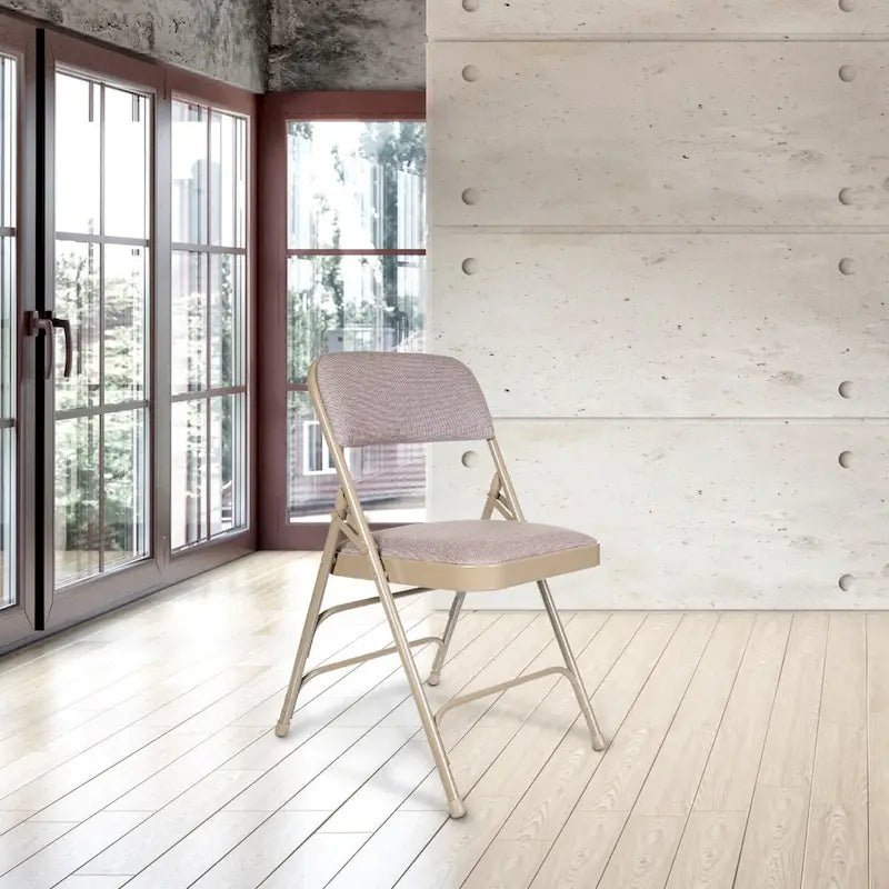 Chaise pliante Triple Renfort en Tissu, Lot de 4